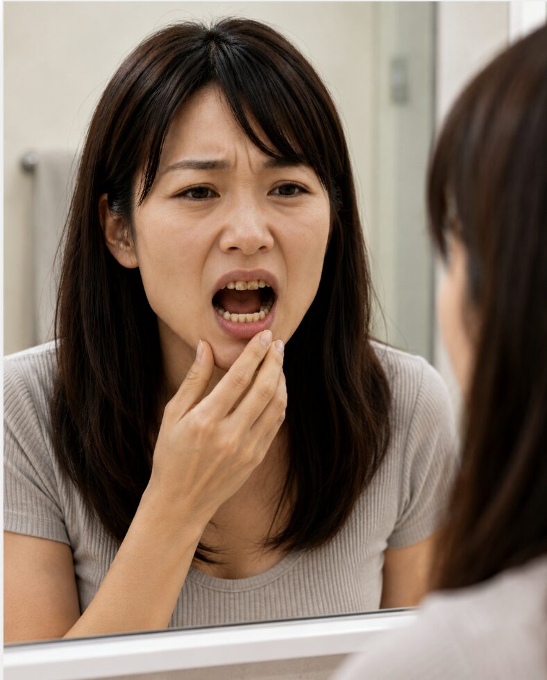 過食嘔吐で歯が溶ける悩みを持つ女性｜摂食障害と口腔ケアについて